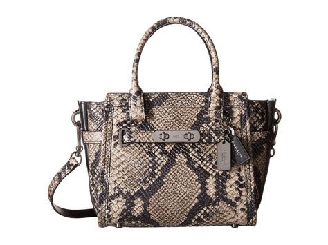 coach snakeskin|coach snakeskin bag strap.